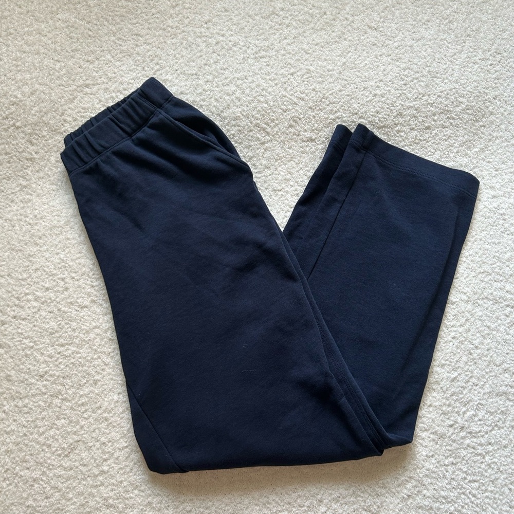 Brand New Women’s Lands' End Dark Blue Straight Leg Sweatpants
